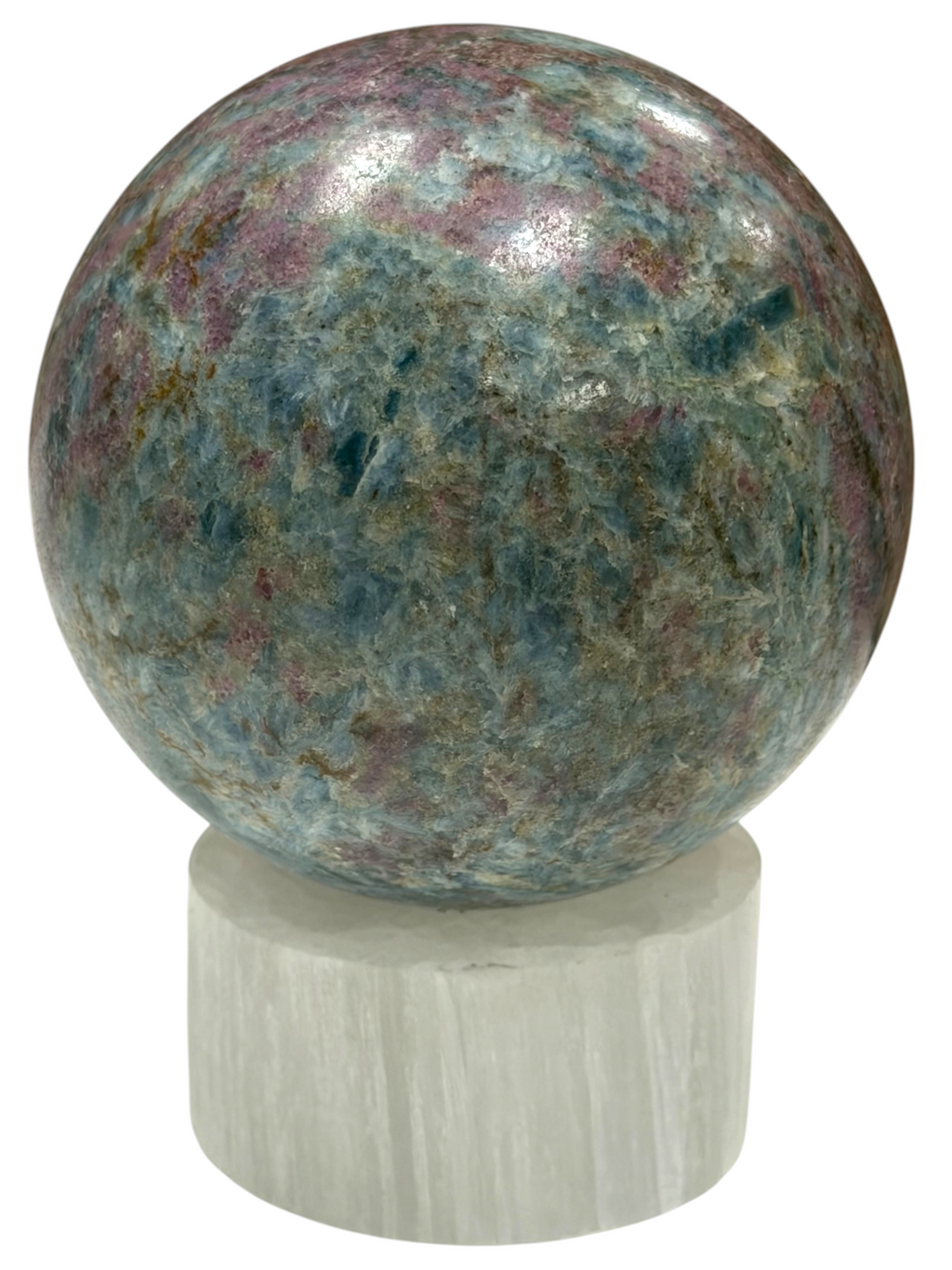 Ruby and Kyanite Sphere