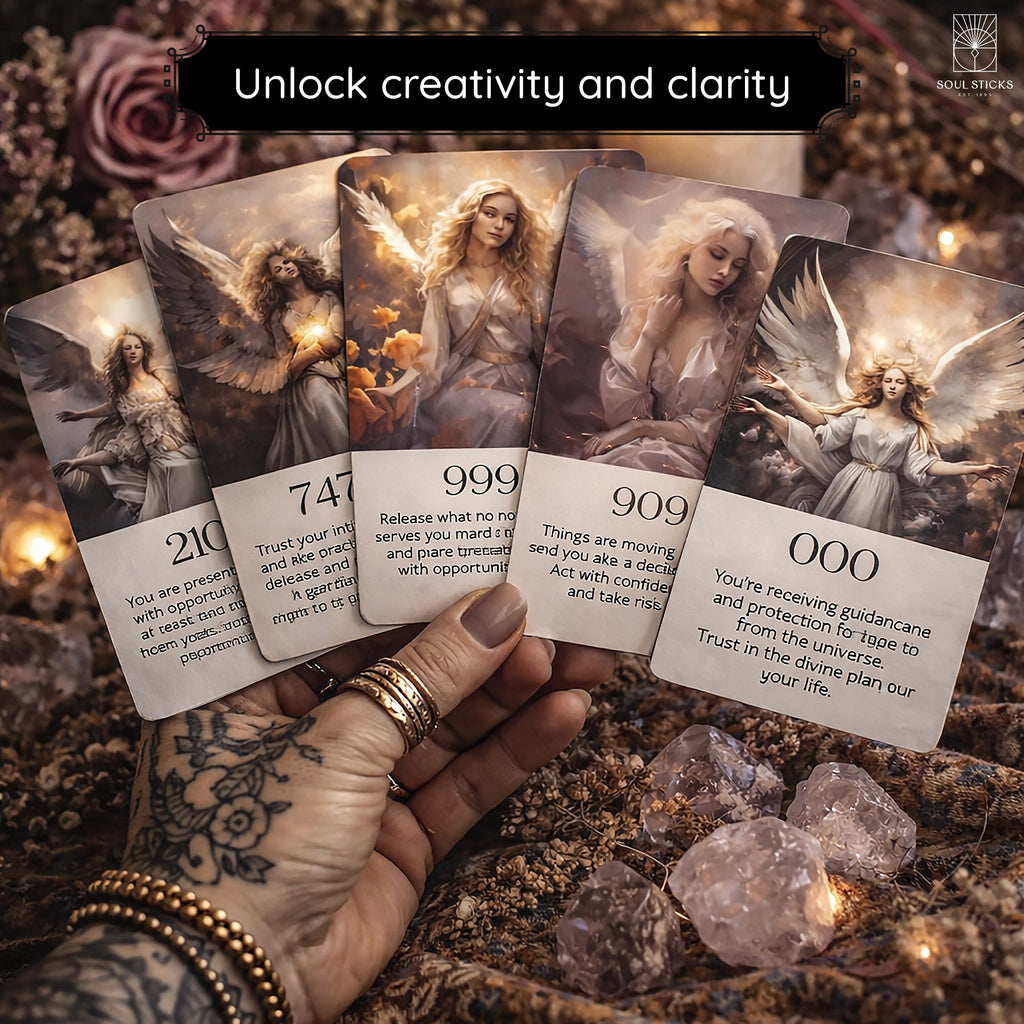 The Angel Oracle card close-up
