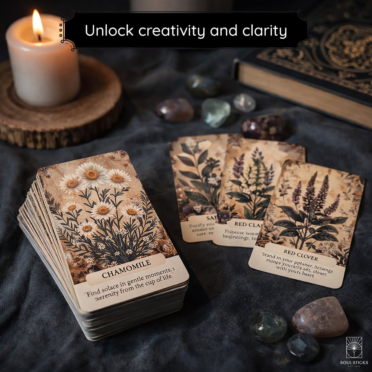 Magical Herbal Whispers oracle cards