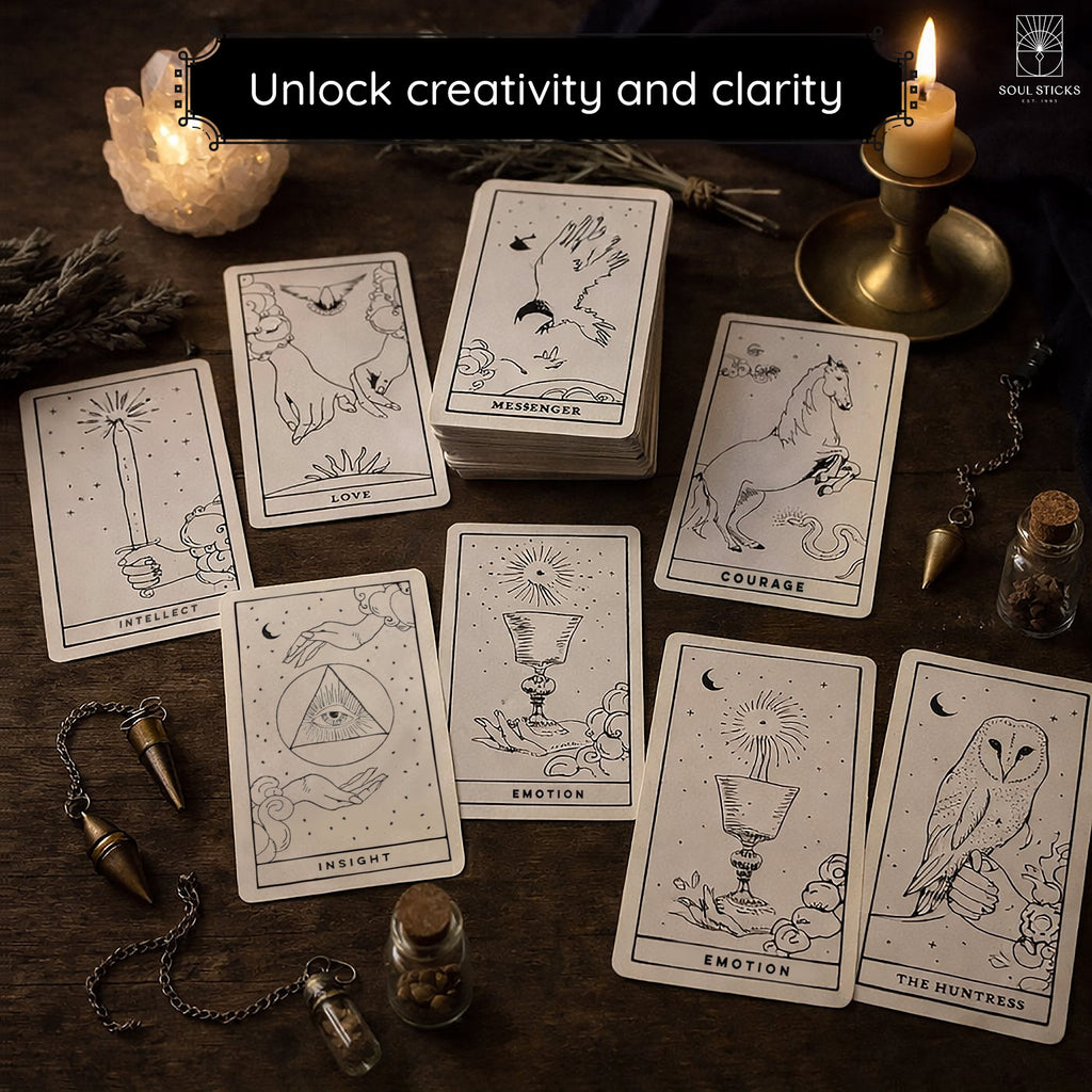 The Celestial Oracle card close-up