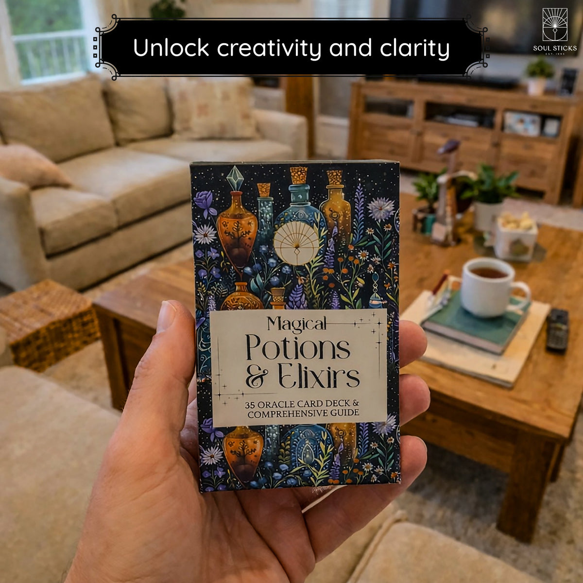 Magical Potions & Elixirs oracle card close-up