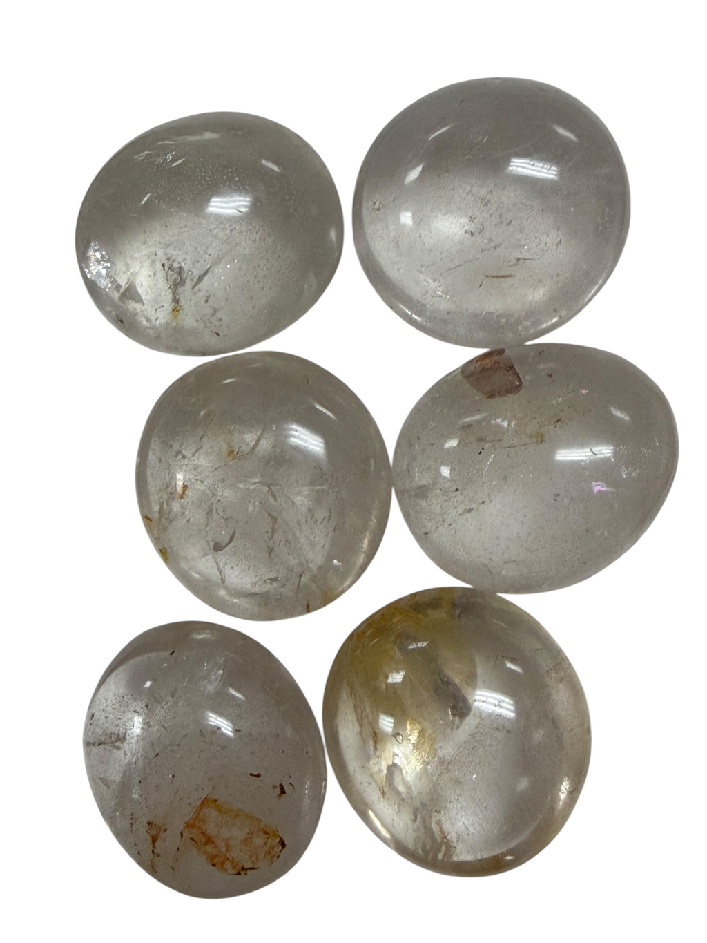 Golden Healer Quartz Palm Stone