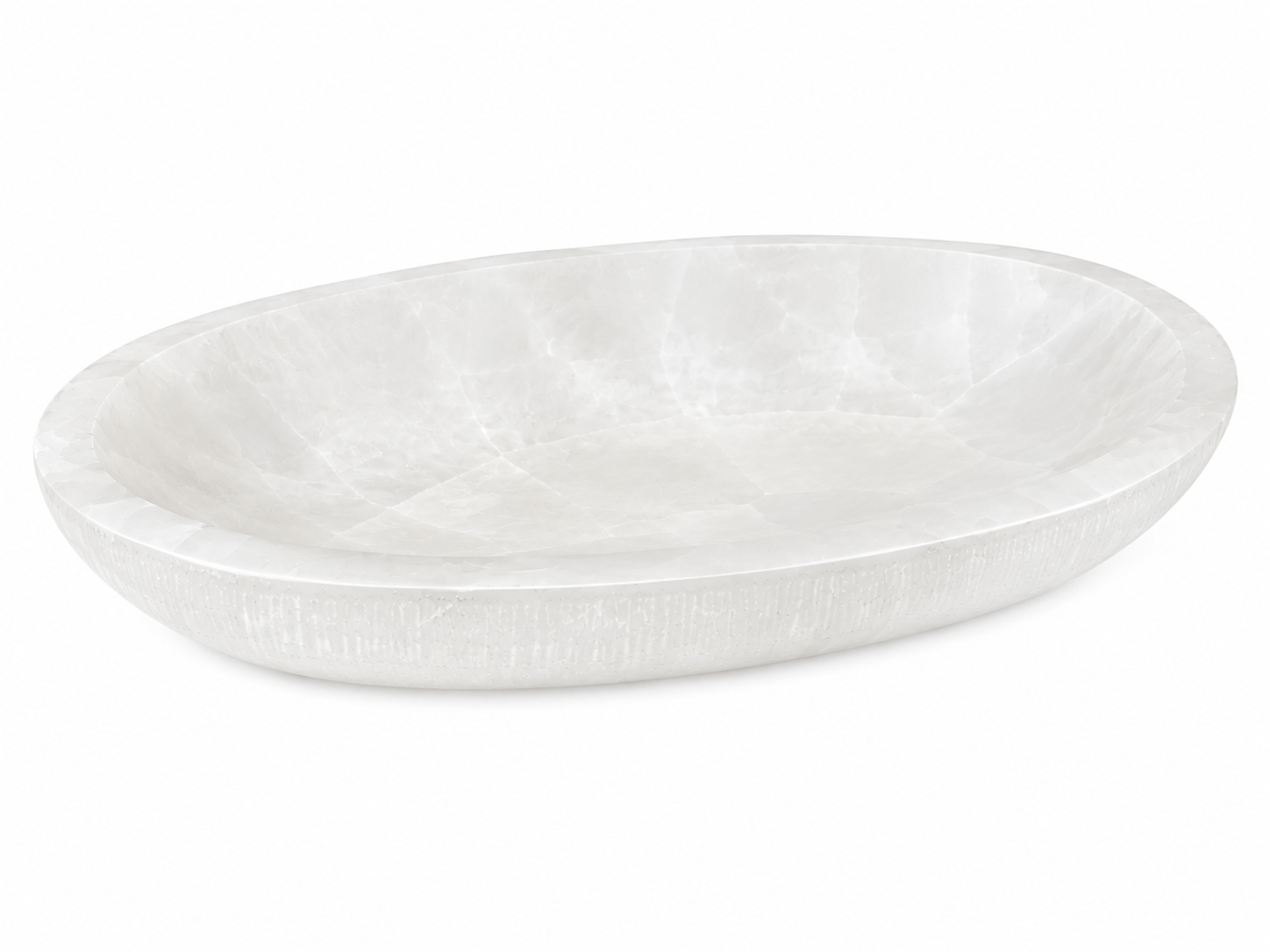 XL Oval Selenite Dish