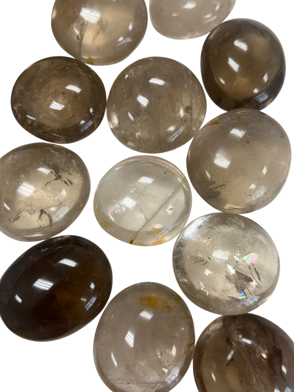Smoky Quartz Palm Stone