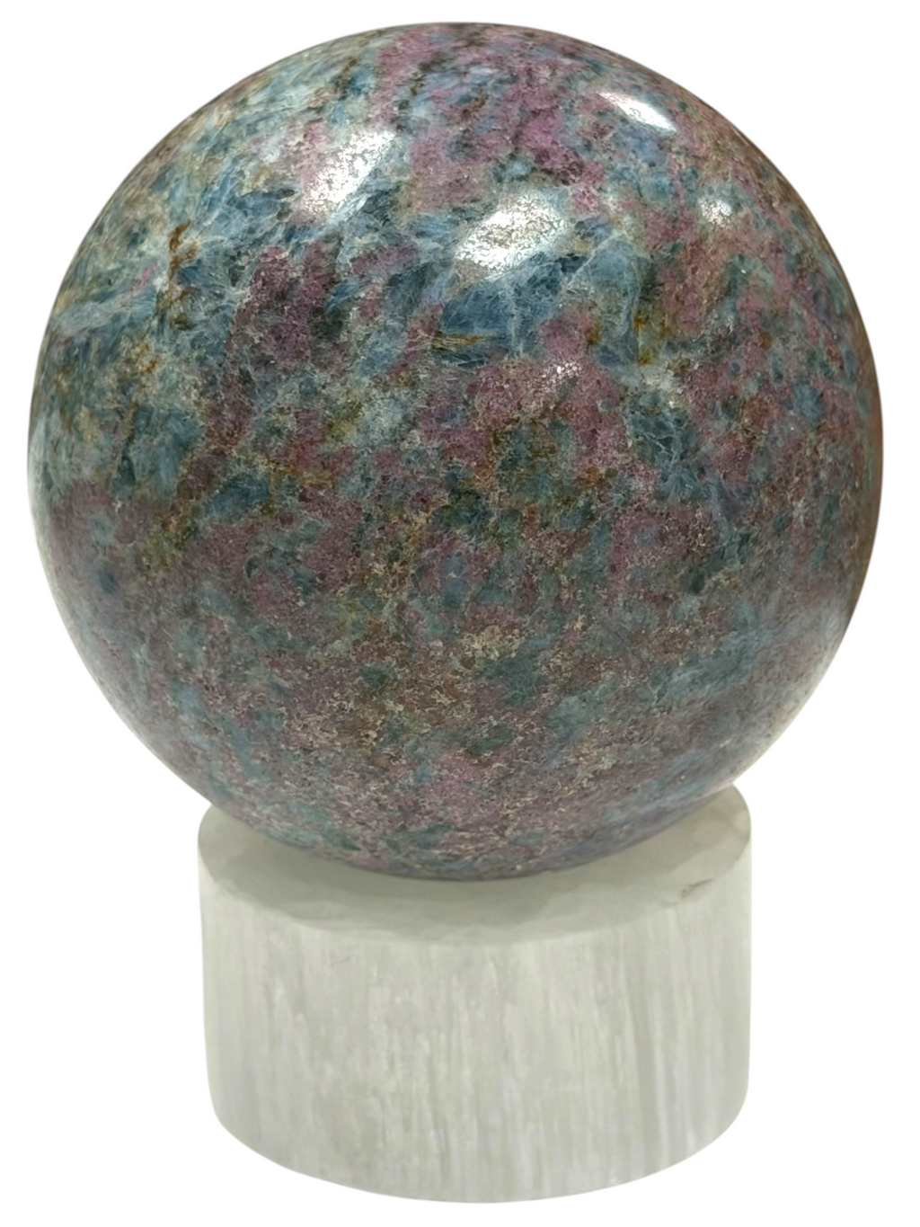 Ruby and Kyanite Sphere
