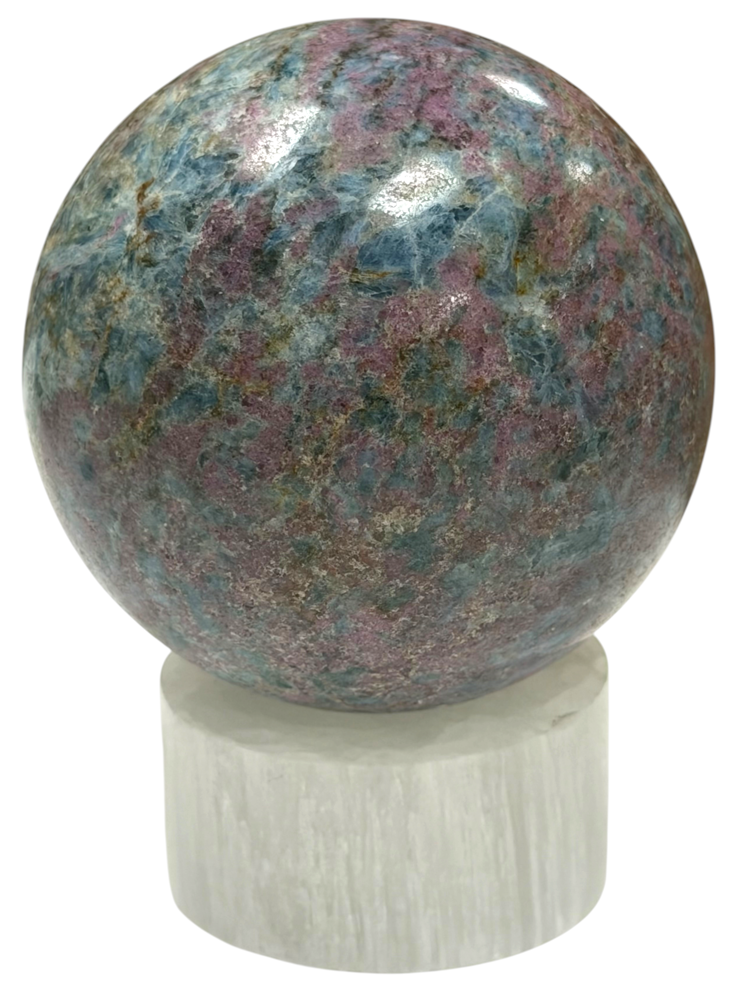 Ruby and Kyanite Sphere