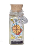 Wheel of Fortune Tarot Card Smudge Candle