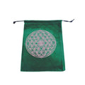 Cosmic Bloom Velvet Tarot Card Bag