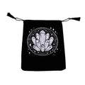 Healing Crystals Velvet Tarot Card Bag