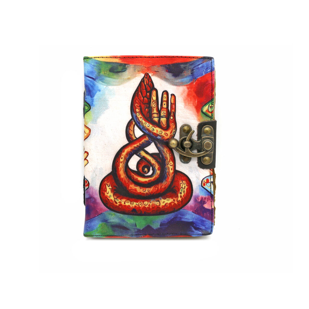 Serpentine Spirit Blank Leather Journal
