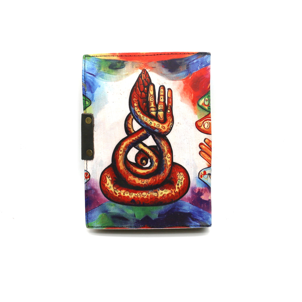 Serpentine Spirit Blank Leather Journal