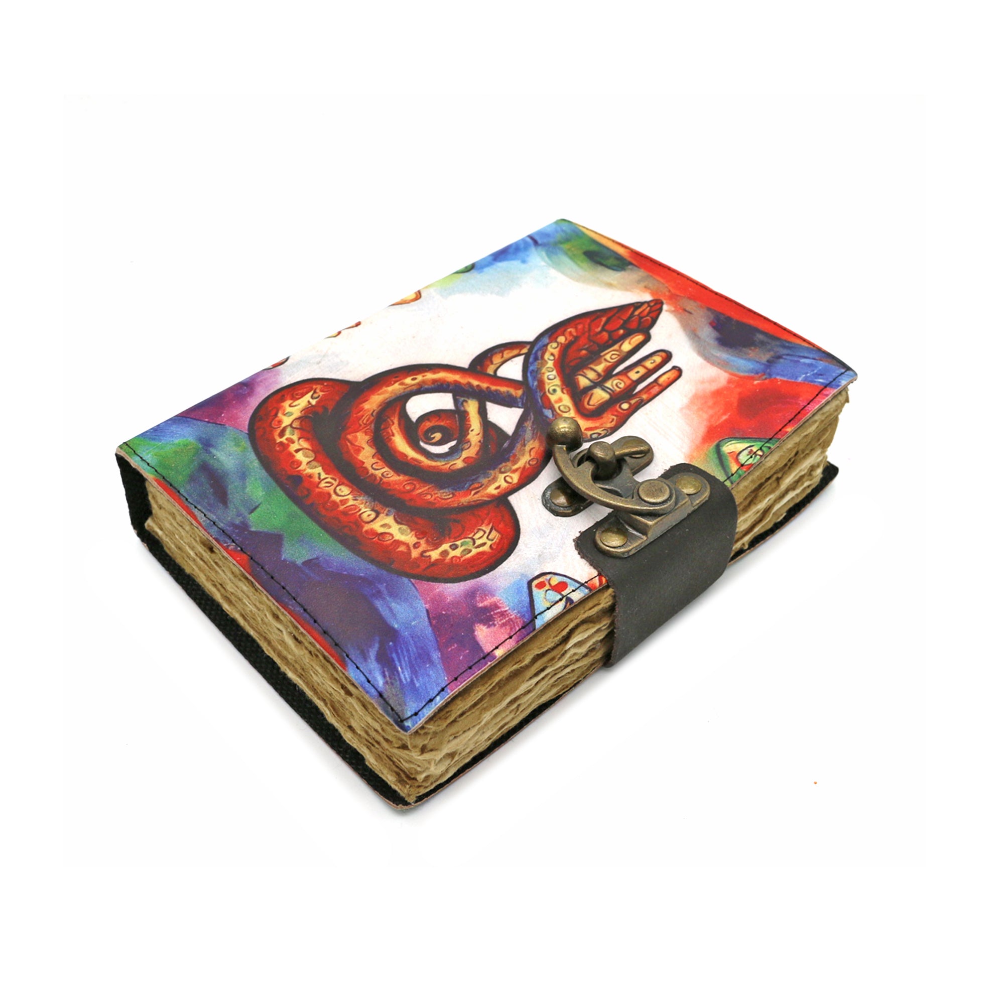 Serpentine Spirit Blank Leather Journal
