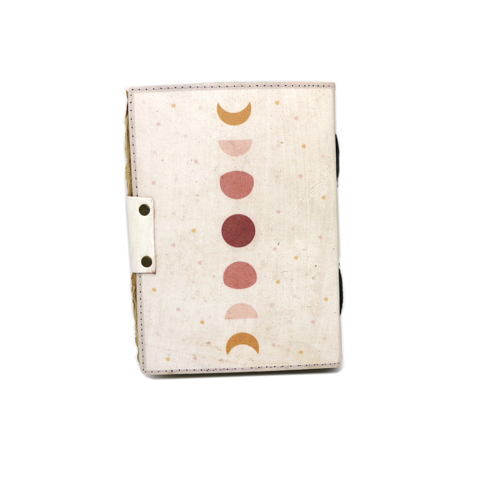 Bohemian Moon Blank Leather Journal