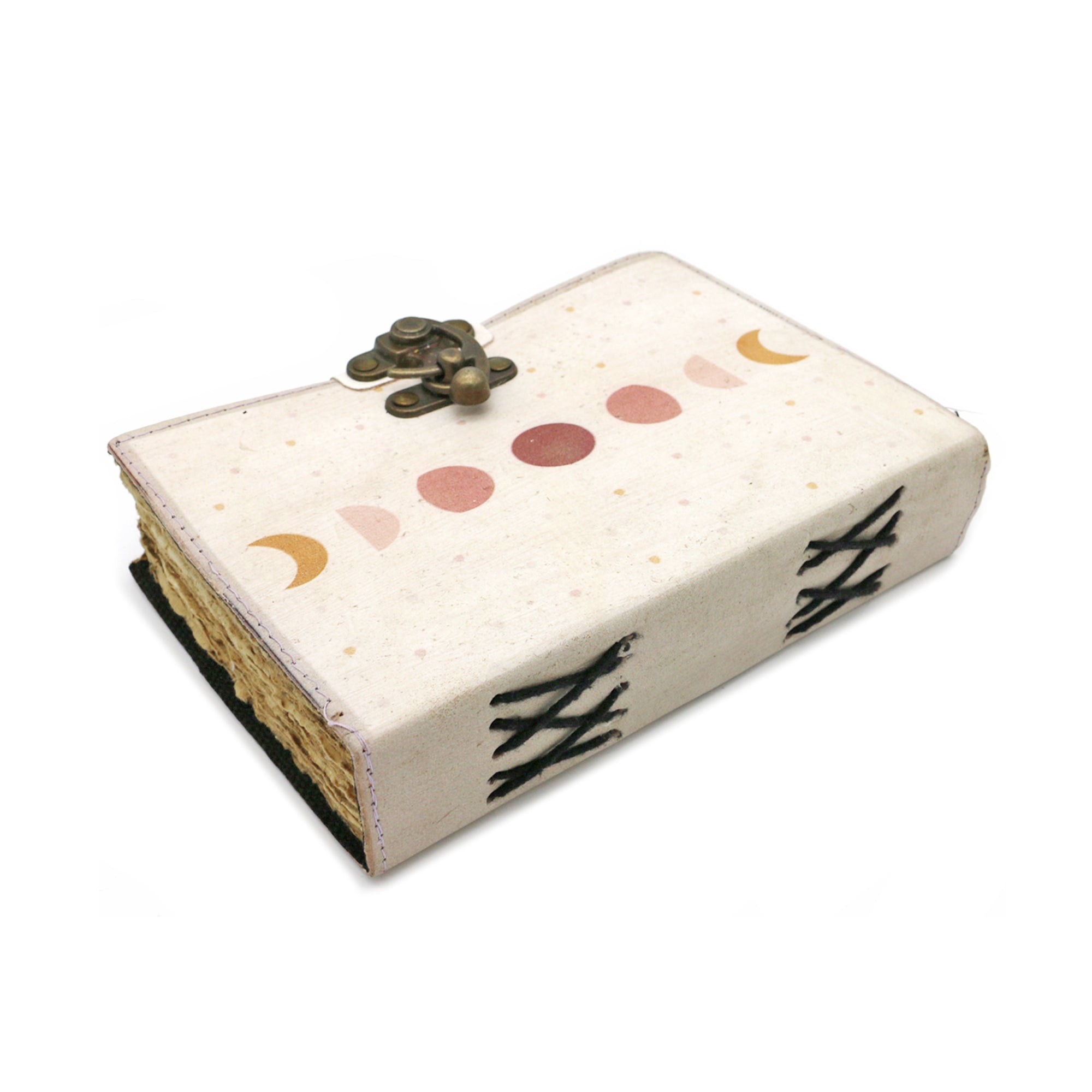 Bohemian Moon Blank Leather Journal