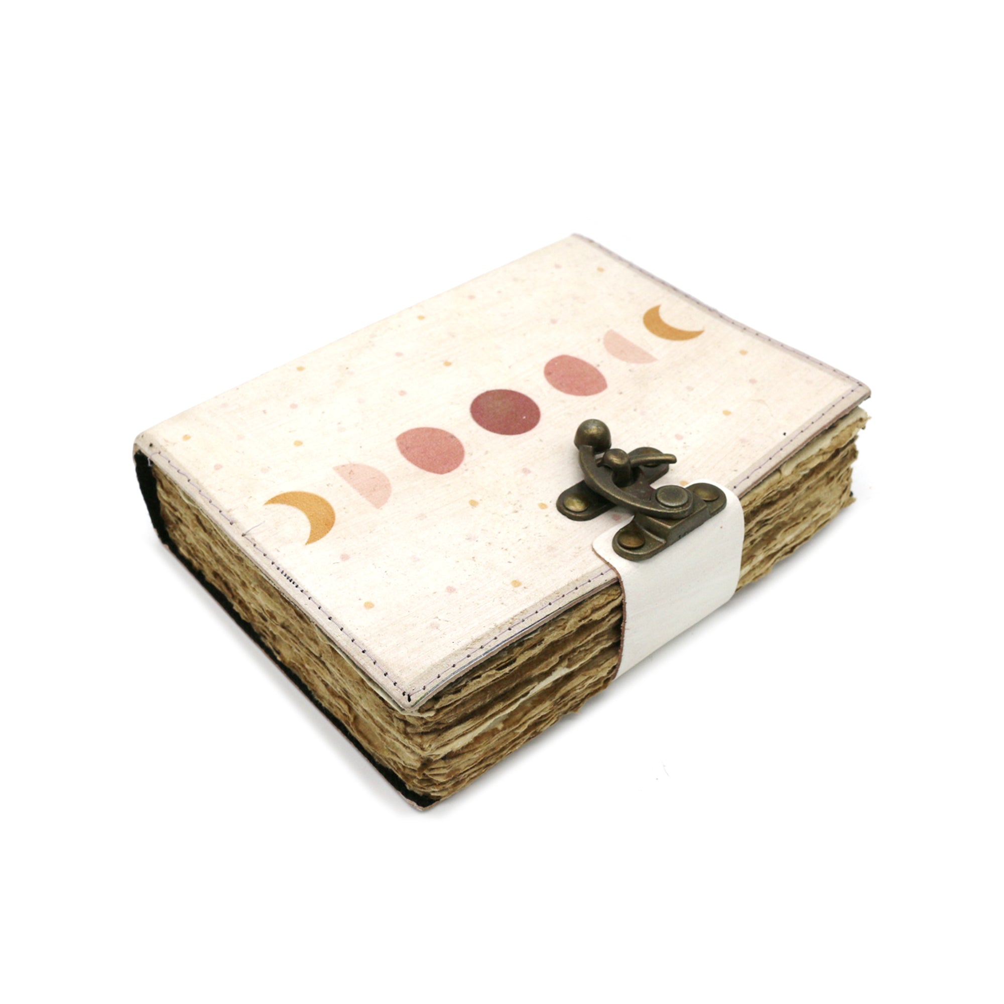 Bohemian Moon Blank Leather Journal