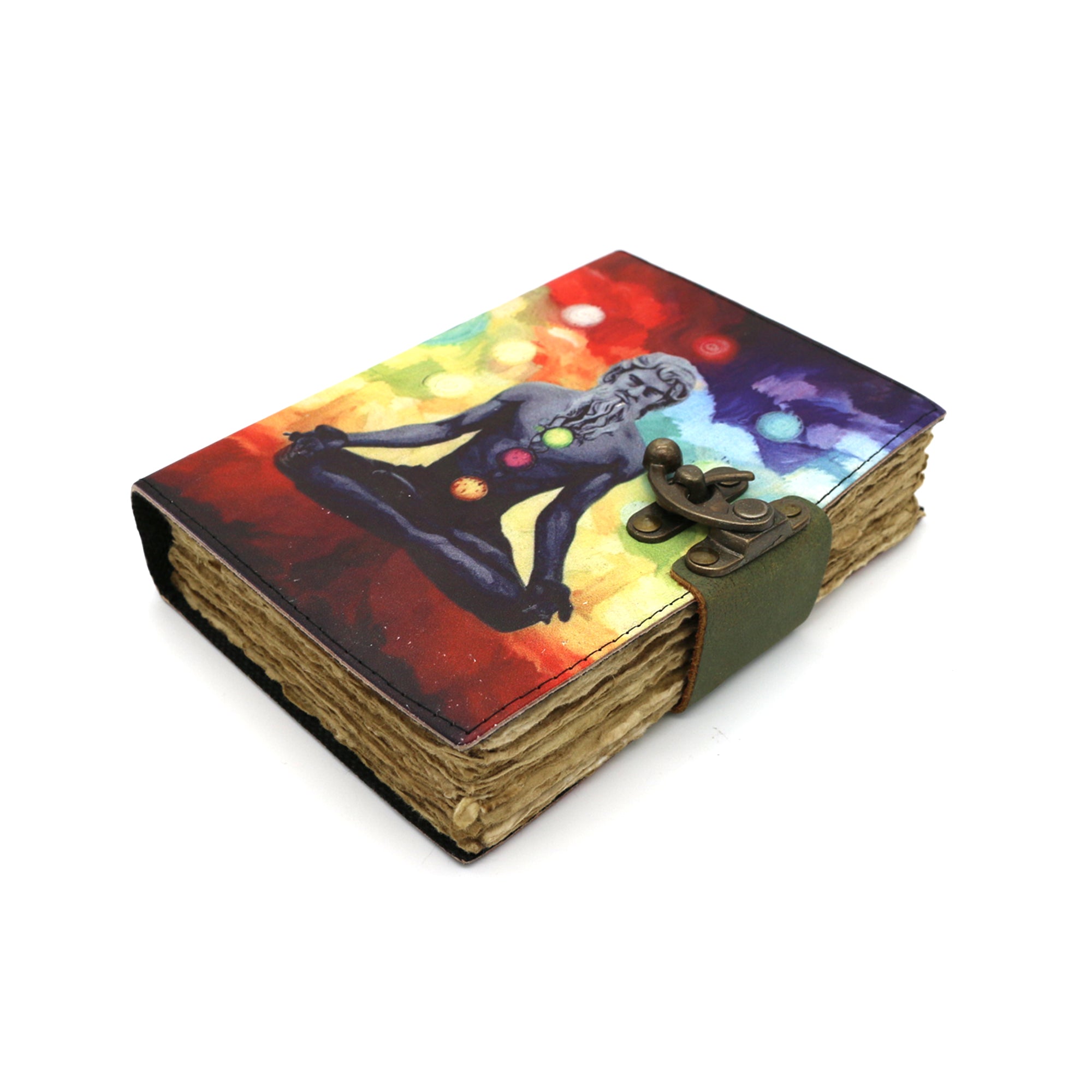 Divine Alignment Blank Leather Journal