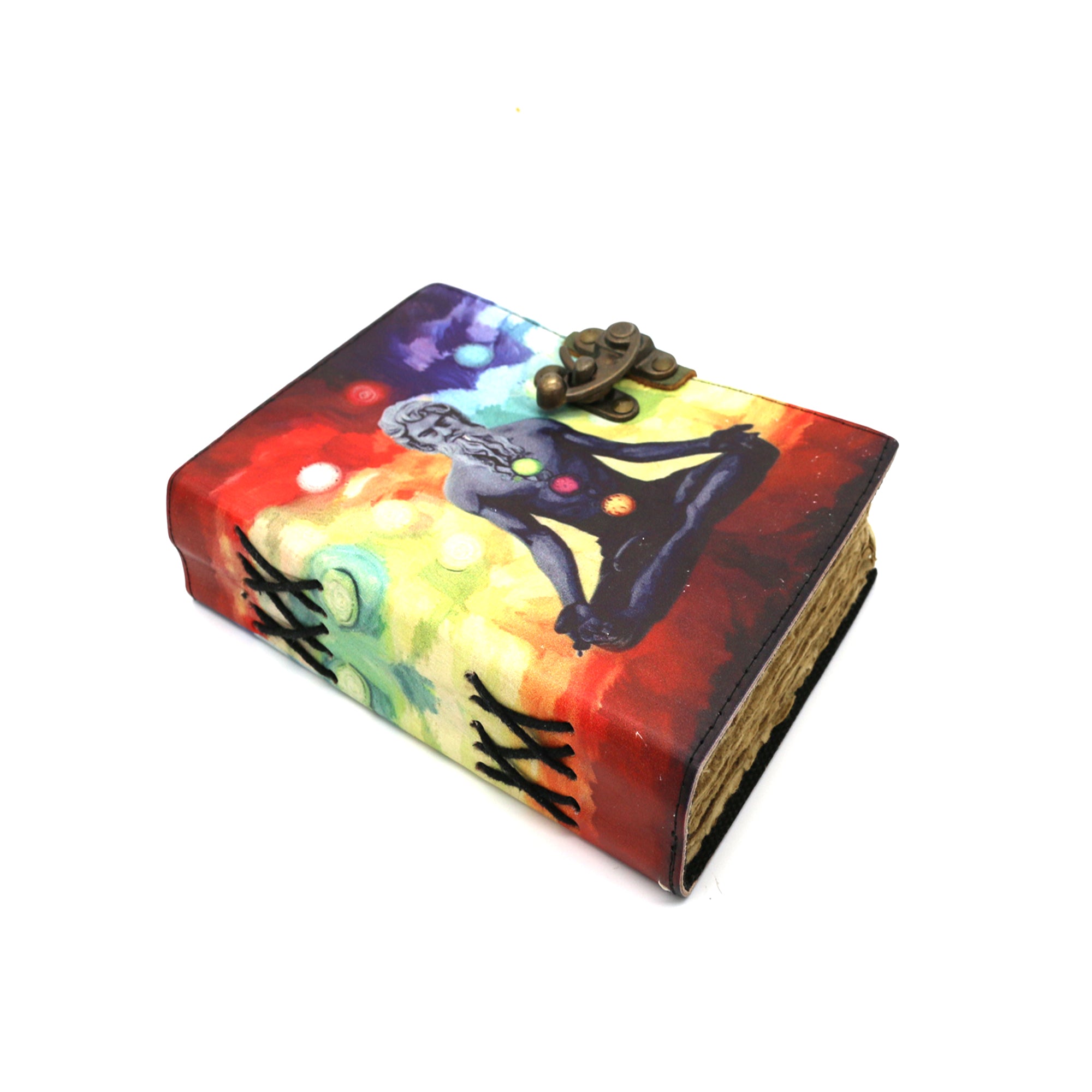 Divine Alignment Blank Leather Journal