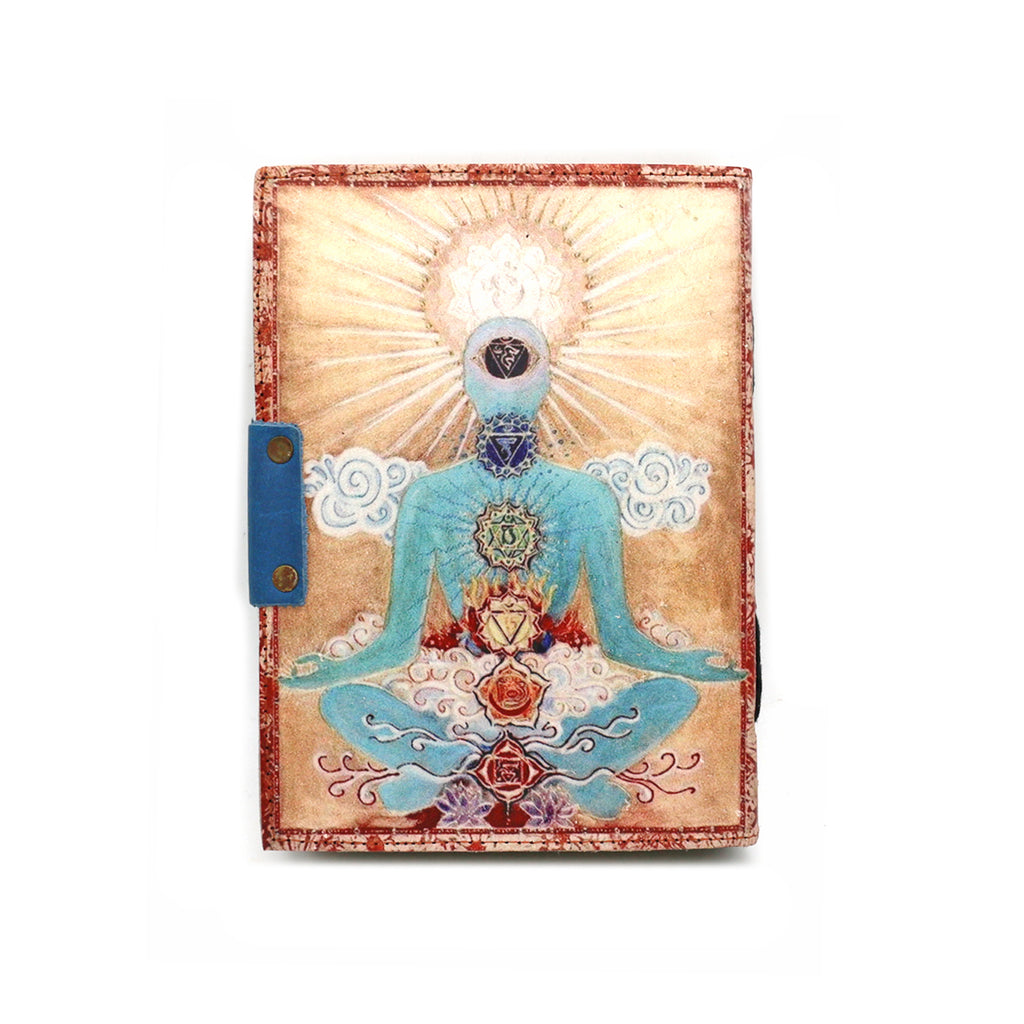 Serenity Oasis Blank Leather Journal