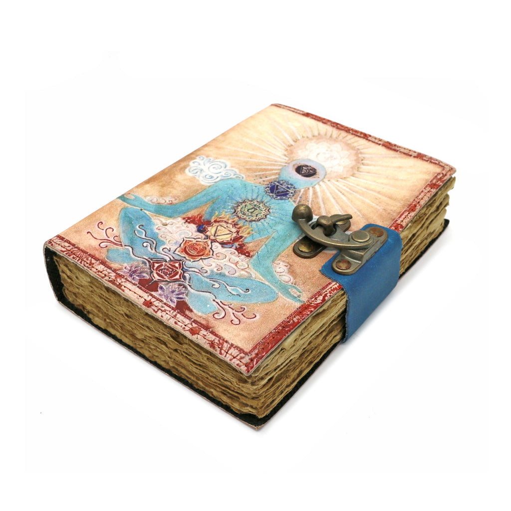 Serenity Oasis Blank Leather Journal