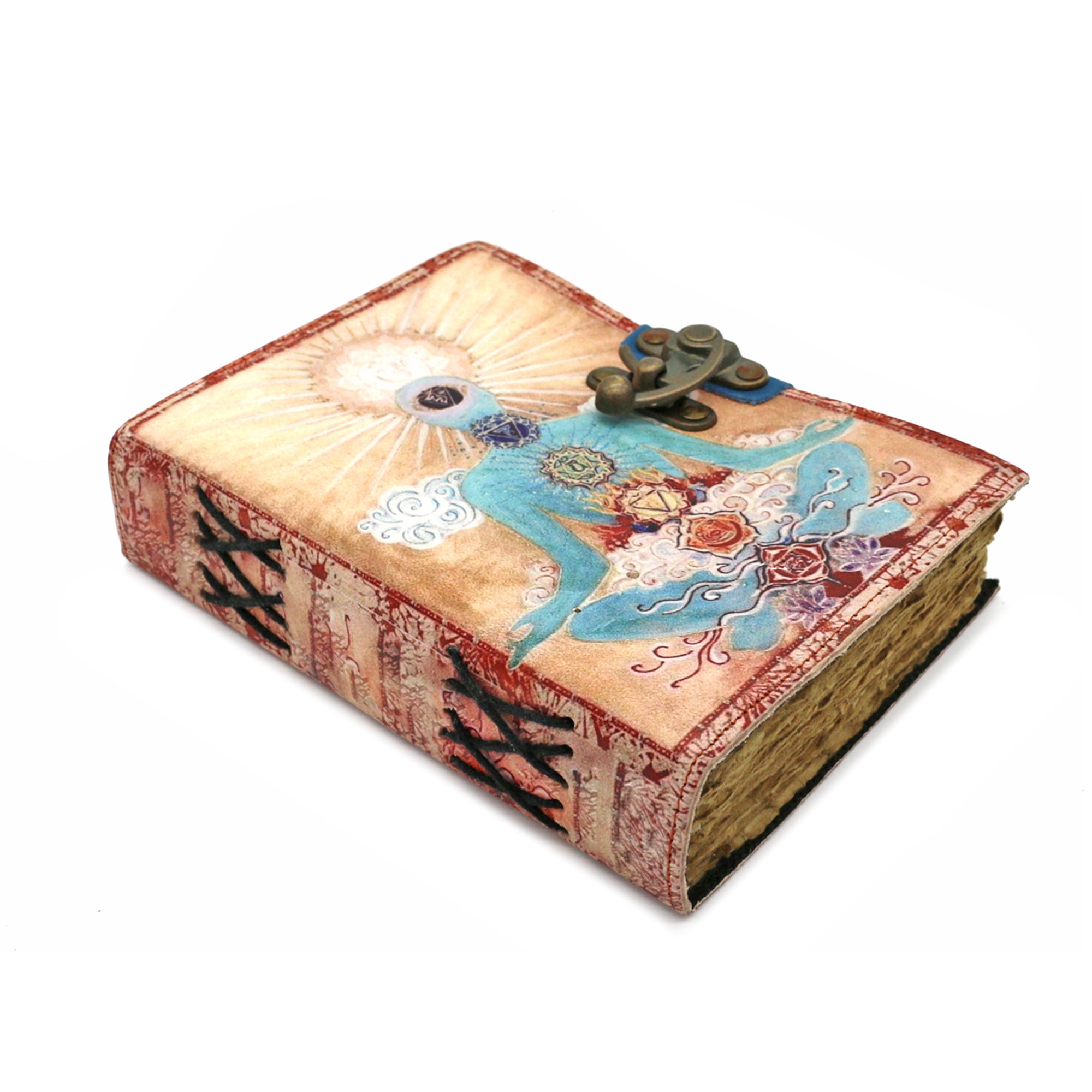 Serenity Oasis Blank Leather Journal