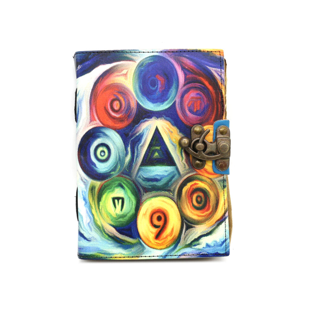 Harmony of Seven Blank Leather Journal