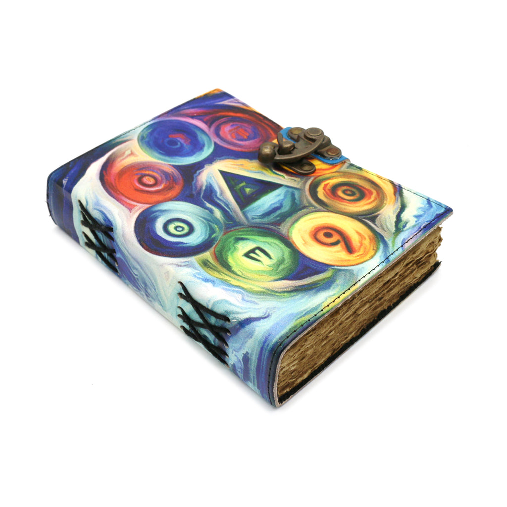Harmony of Seven Blank Leather Journal