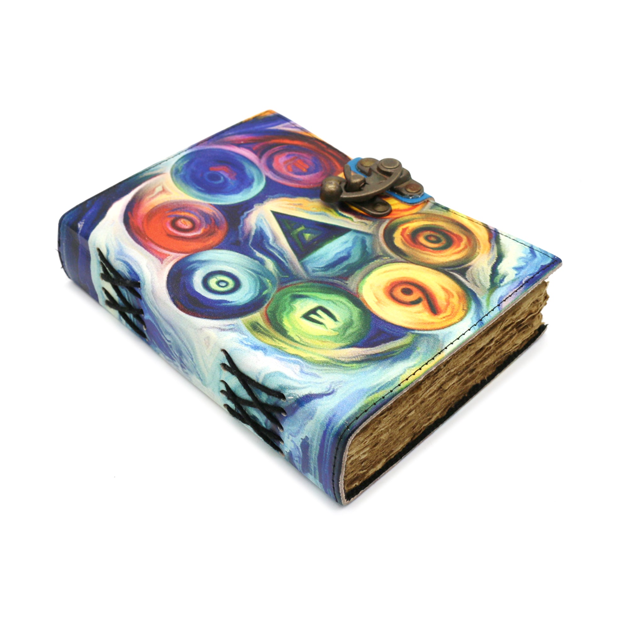 Harmony of Seven Blank Leather Journal