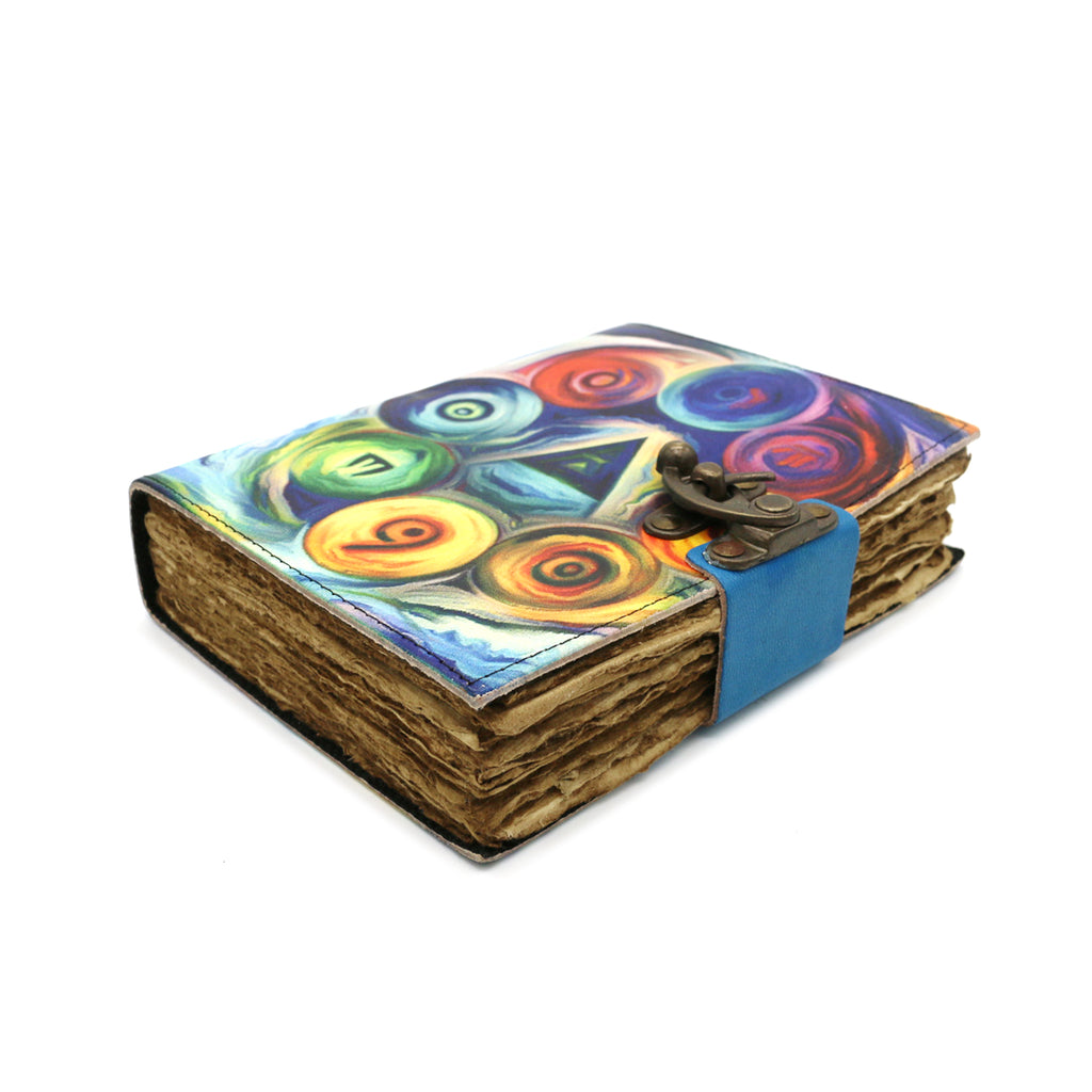 Harmony of Seven Blank Leather Journal
