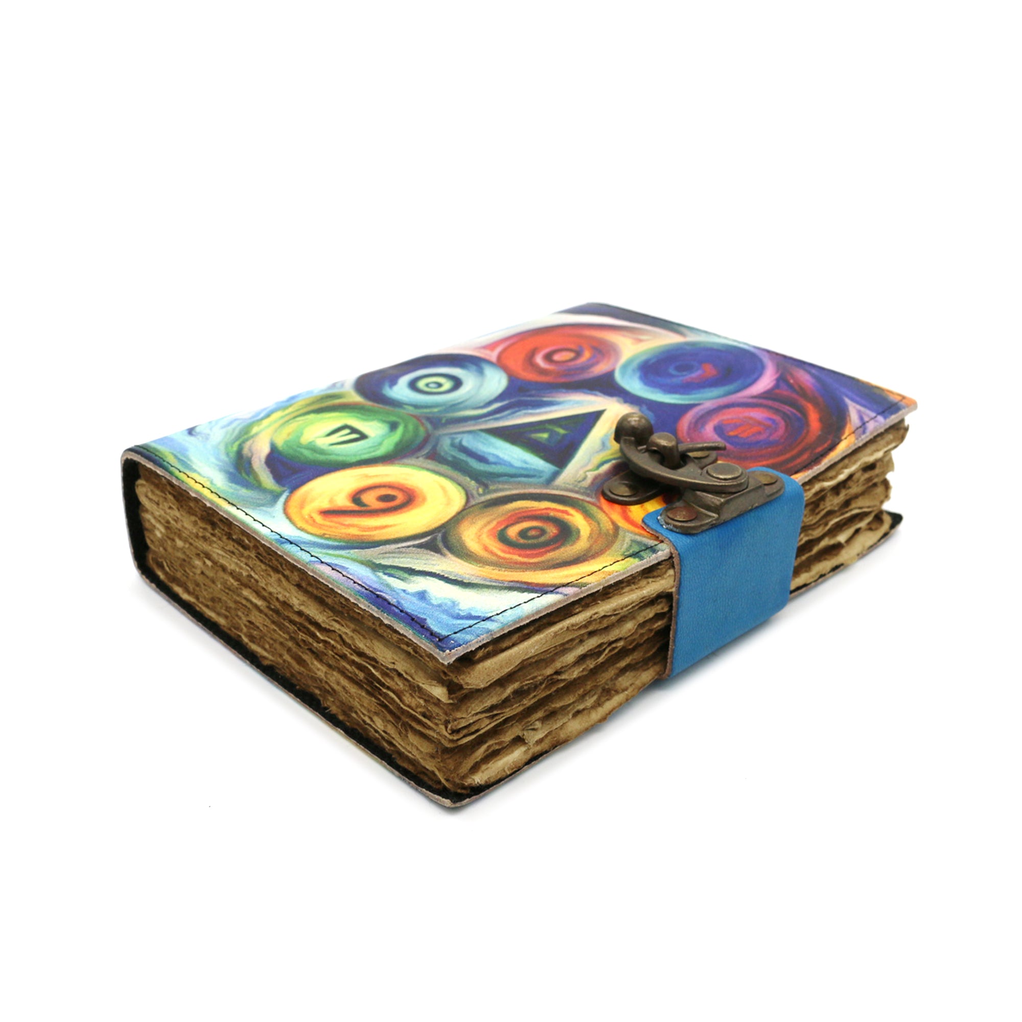 Harmony of Seven Blank Leather Journal