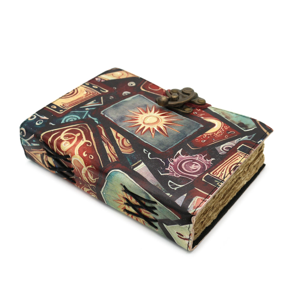 Mystical Deck Blank Leather Journal