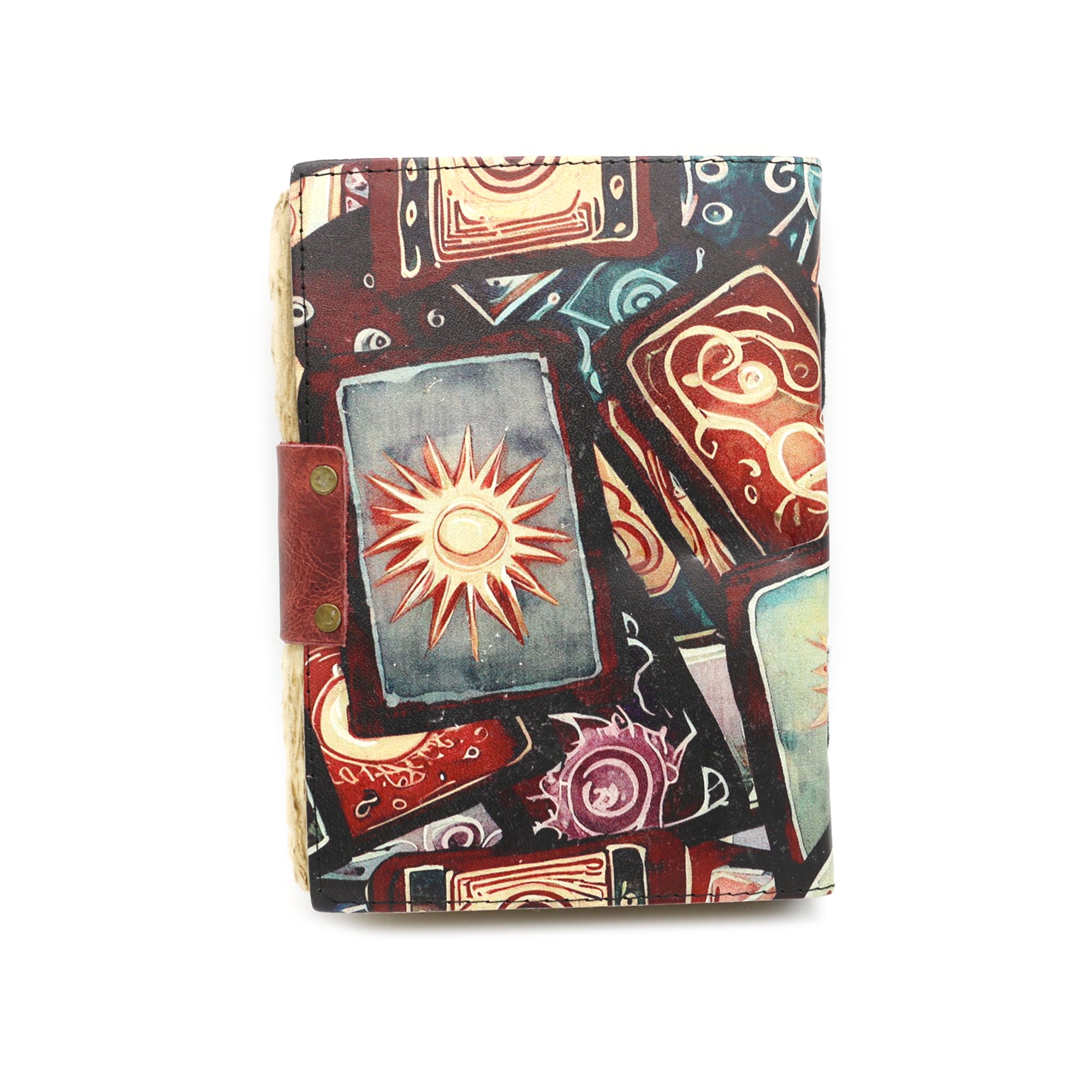 Mystical Deck Blank Leather Journal