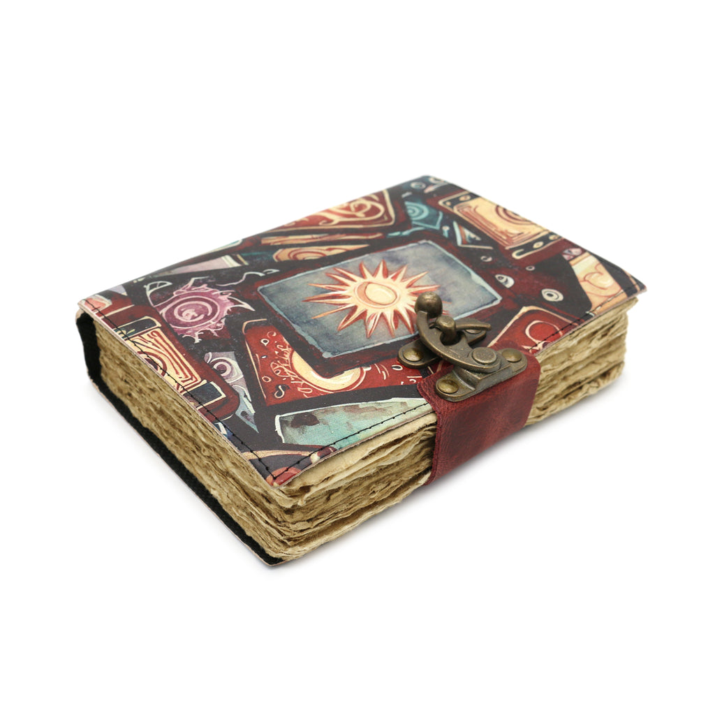 Mystical Deck Blank Leather Journal