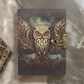 Wise Owl Blank Leather Journal