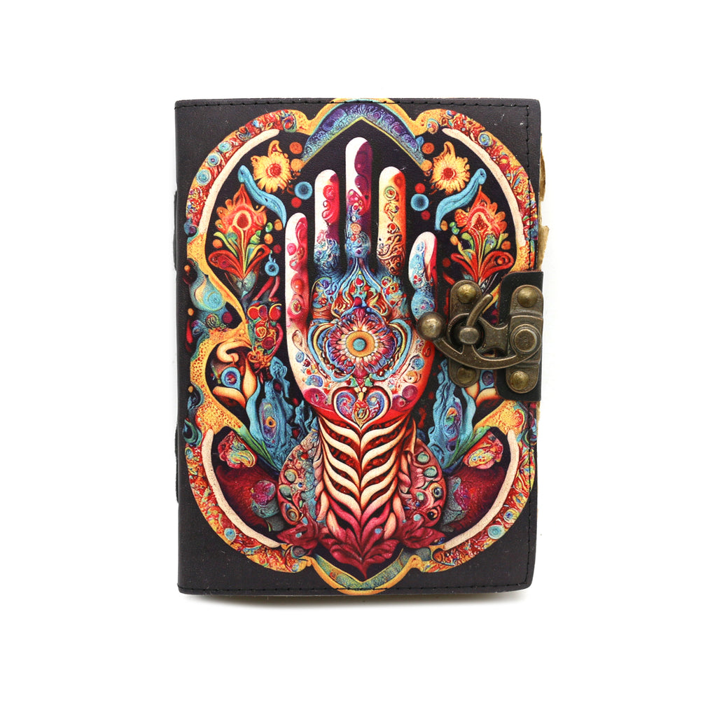 Guiding Hand Blank Leather Journal