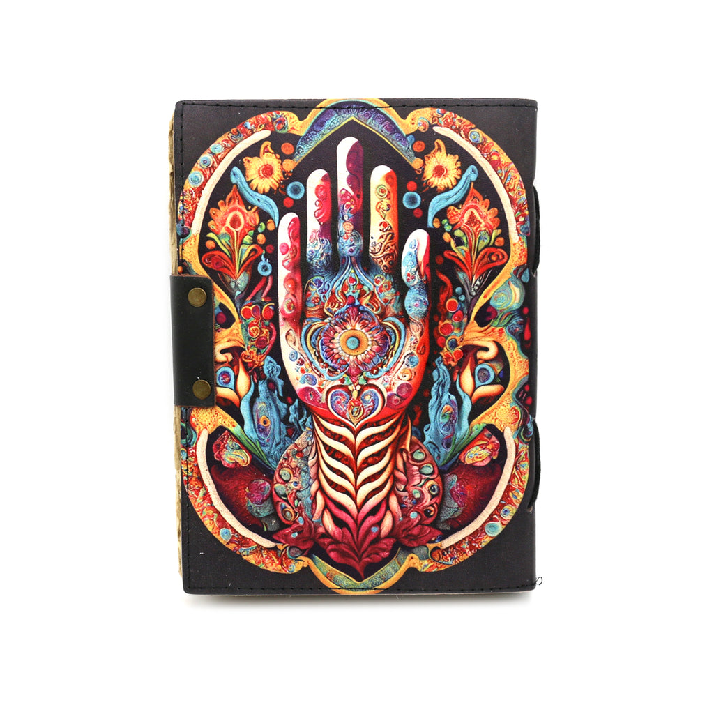 Guiding Hand Blank Leather Journal