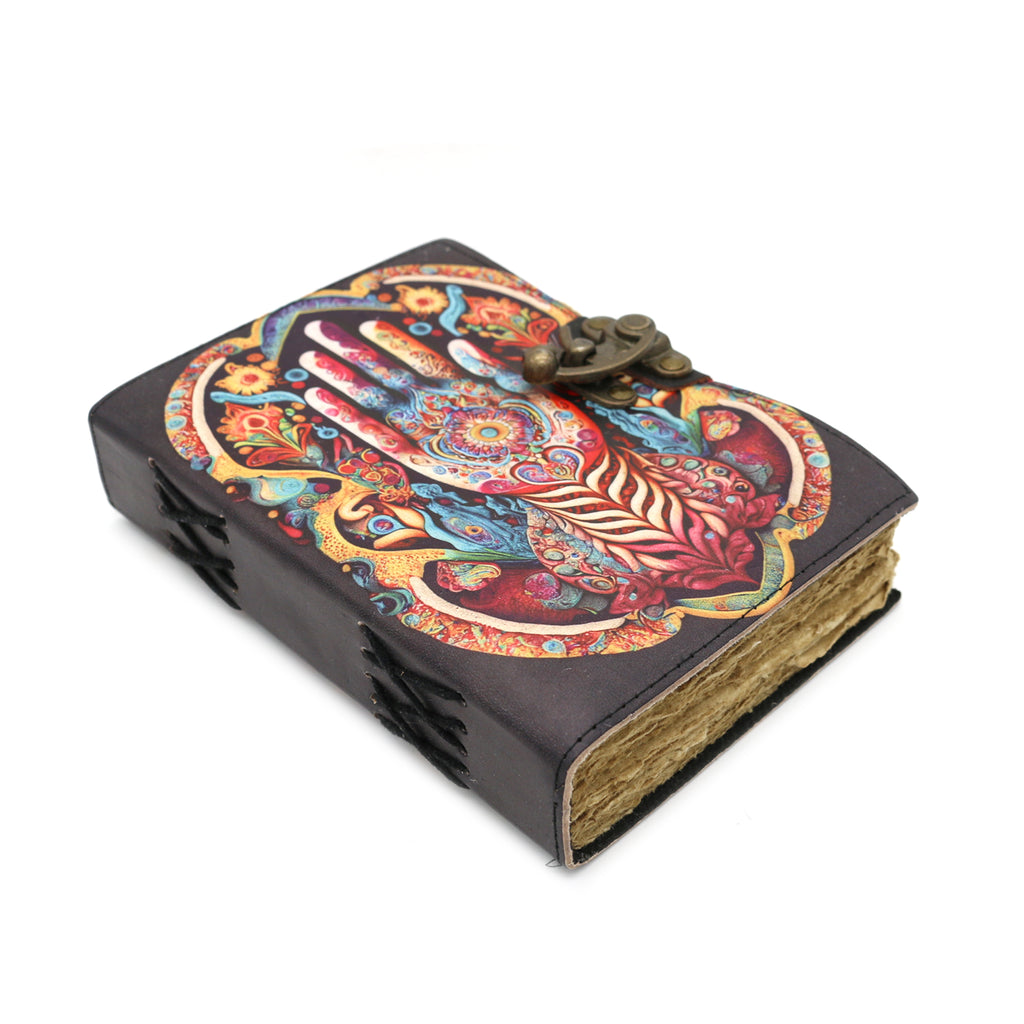 Guiding Hand Blank Leather Journal