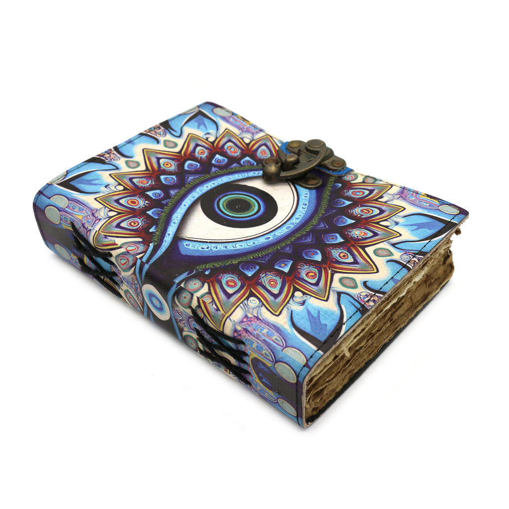 Azure Eye Blank Leather Journal