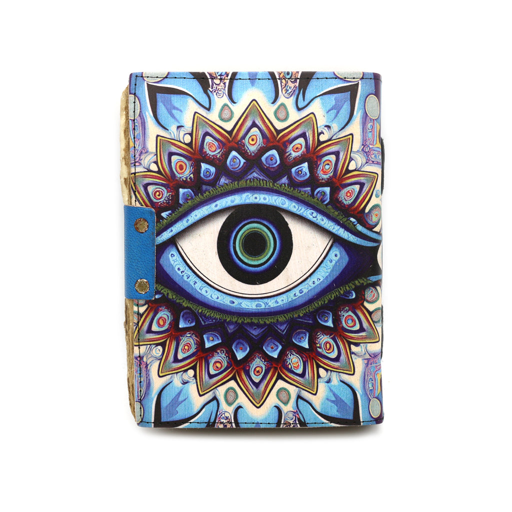 Azure Eye Blank Leather Journal