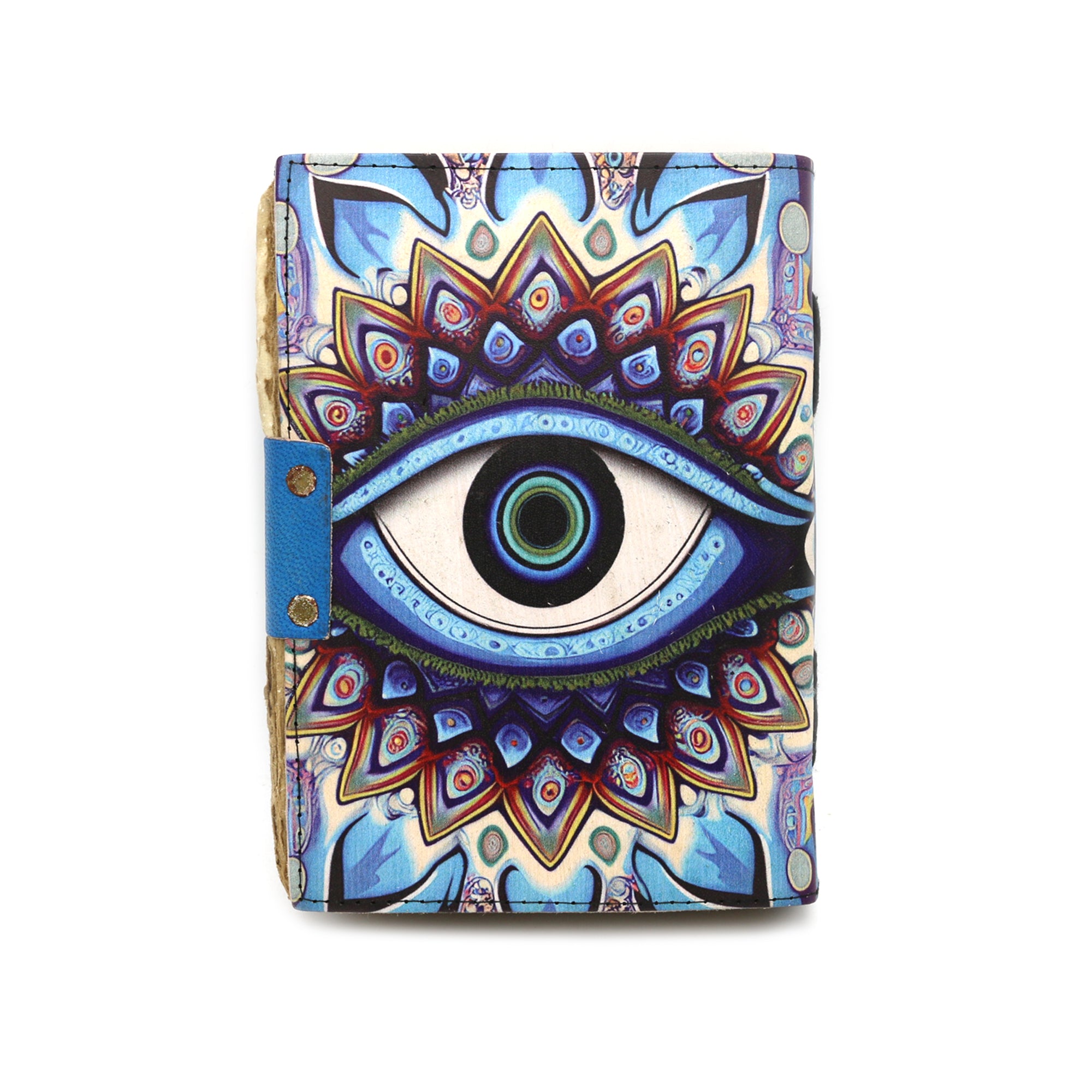 Azure Eye Blank Leather Journal