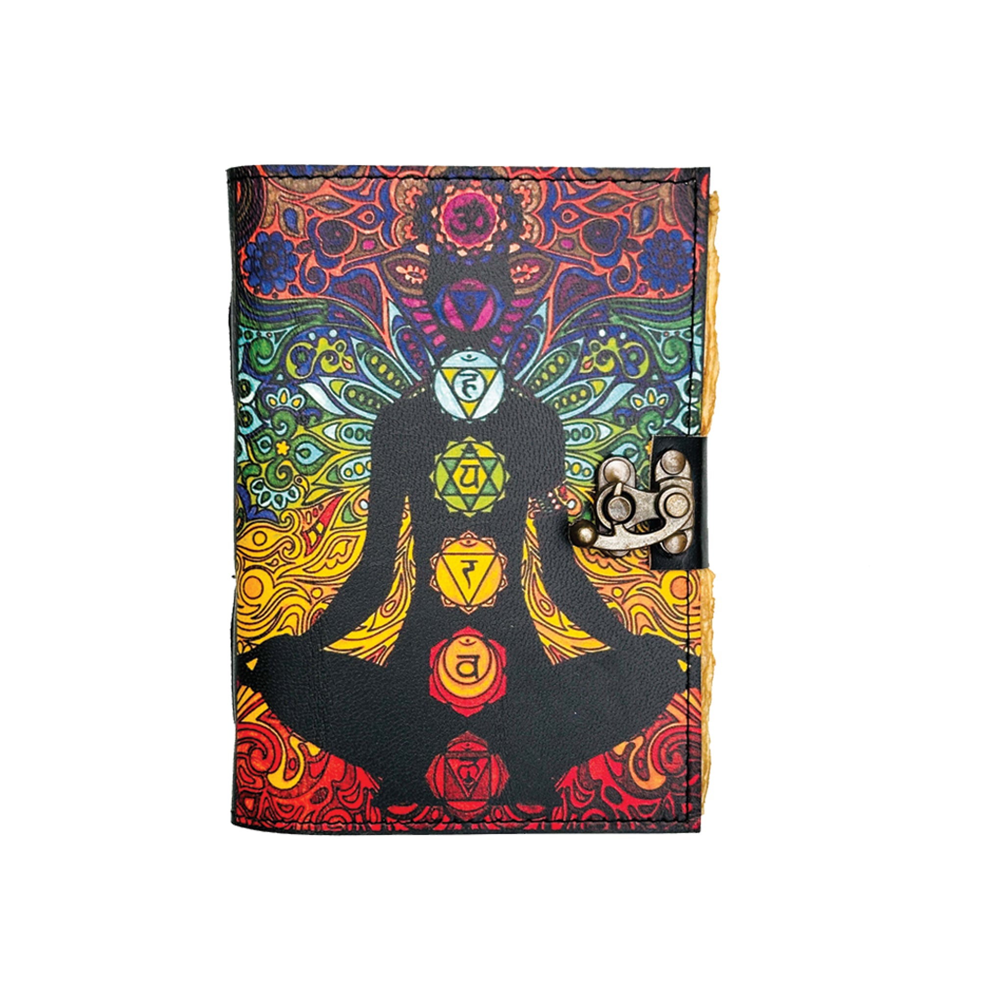 Soul Harmony Embossed  Blank Leather Journal