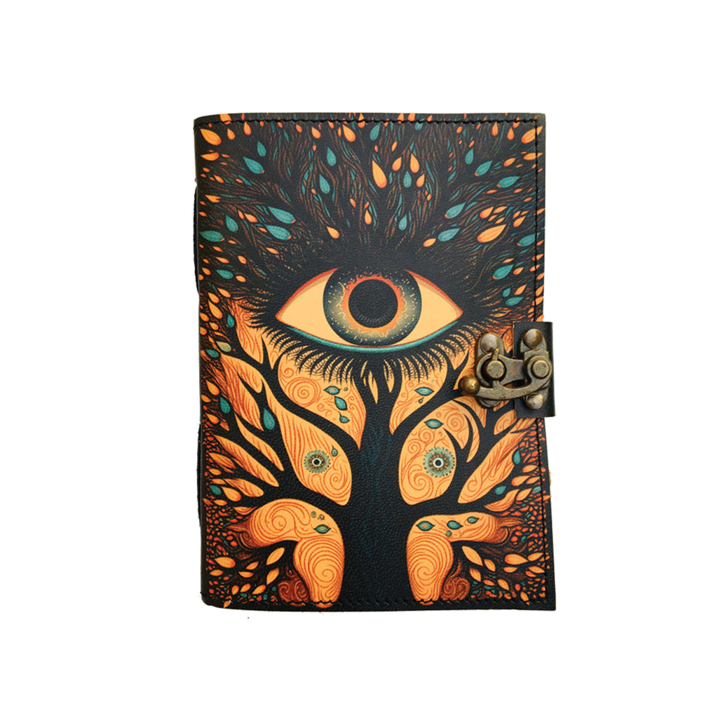 Ethereal Eye Blank Leather Journal