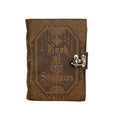 Book of Shadows Embossed Blank Leather Journal