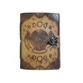 Divine Protection Embossed Blank Leather Journal