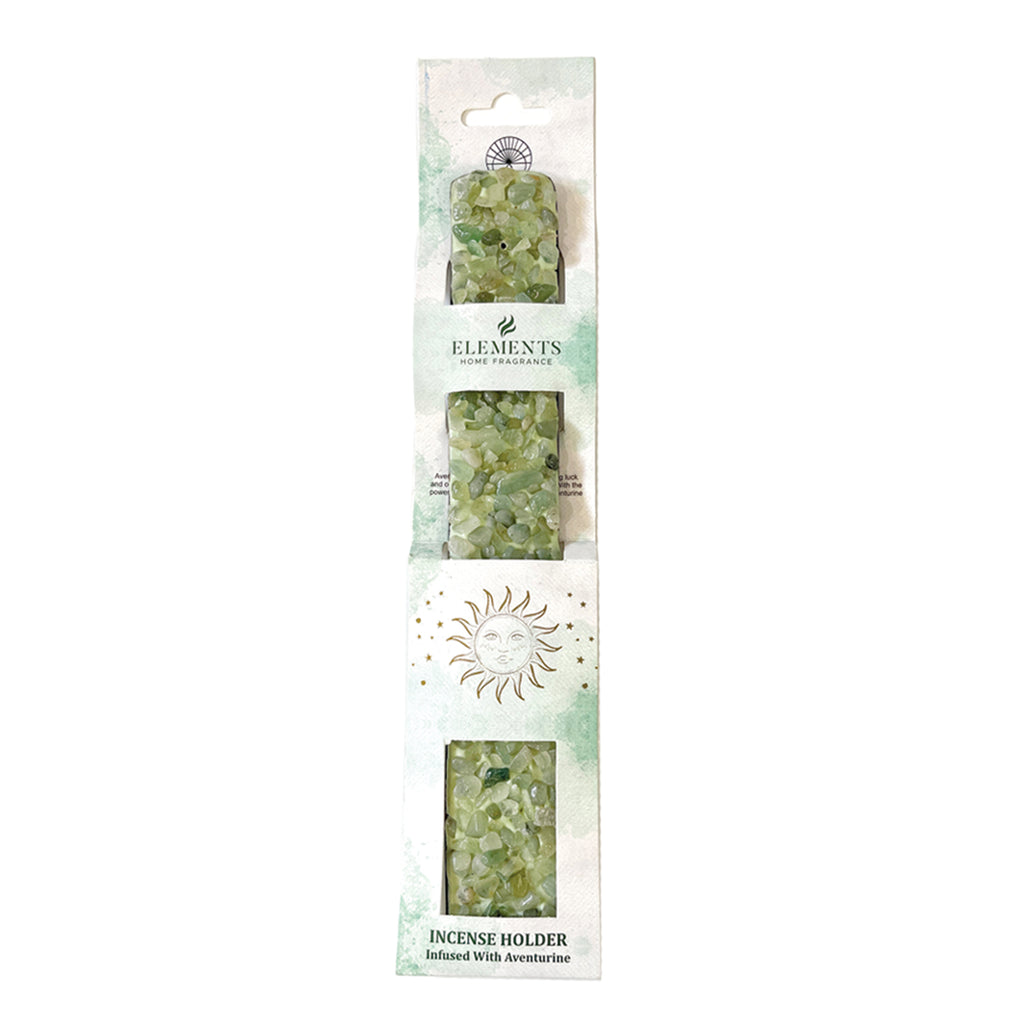 Aventurine Elements Incense Ash Catcher
