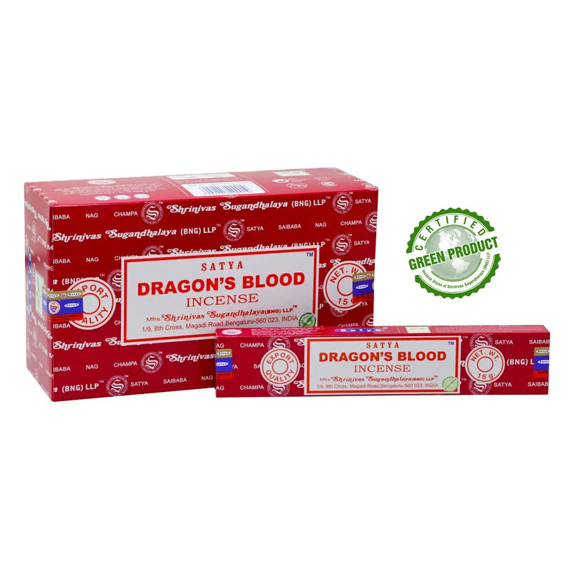 Satya Dragon's Blood Stick Incense