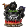 Wiccan Kittens LED Cauldron Figurine