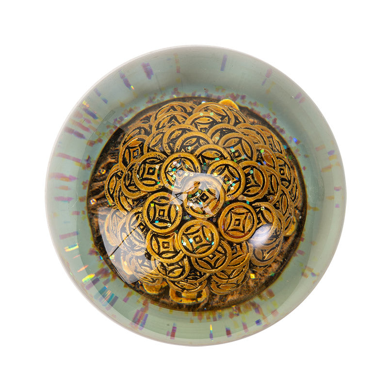 Feng Shui Golden Money Tree Water Globe