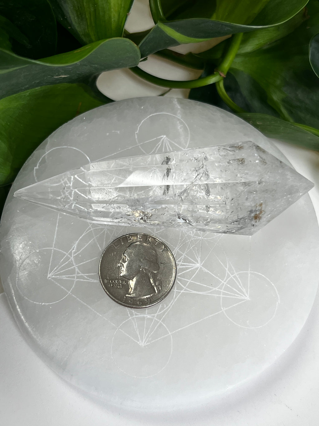 Vogel Cut Quartz Wand