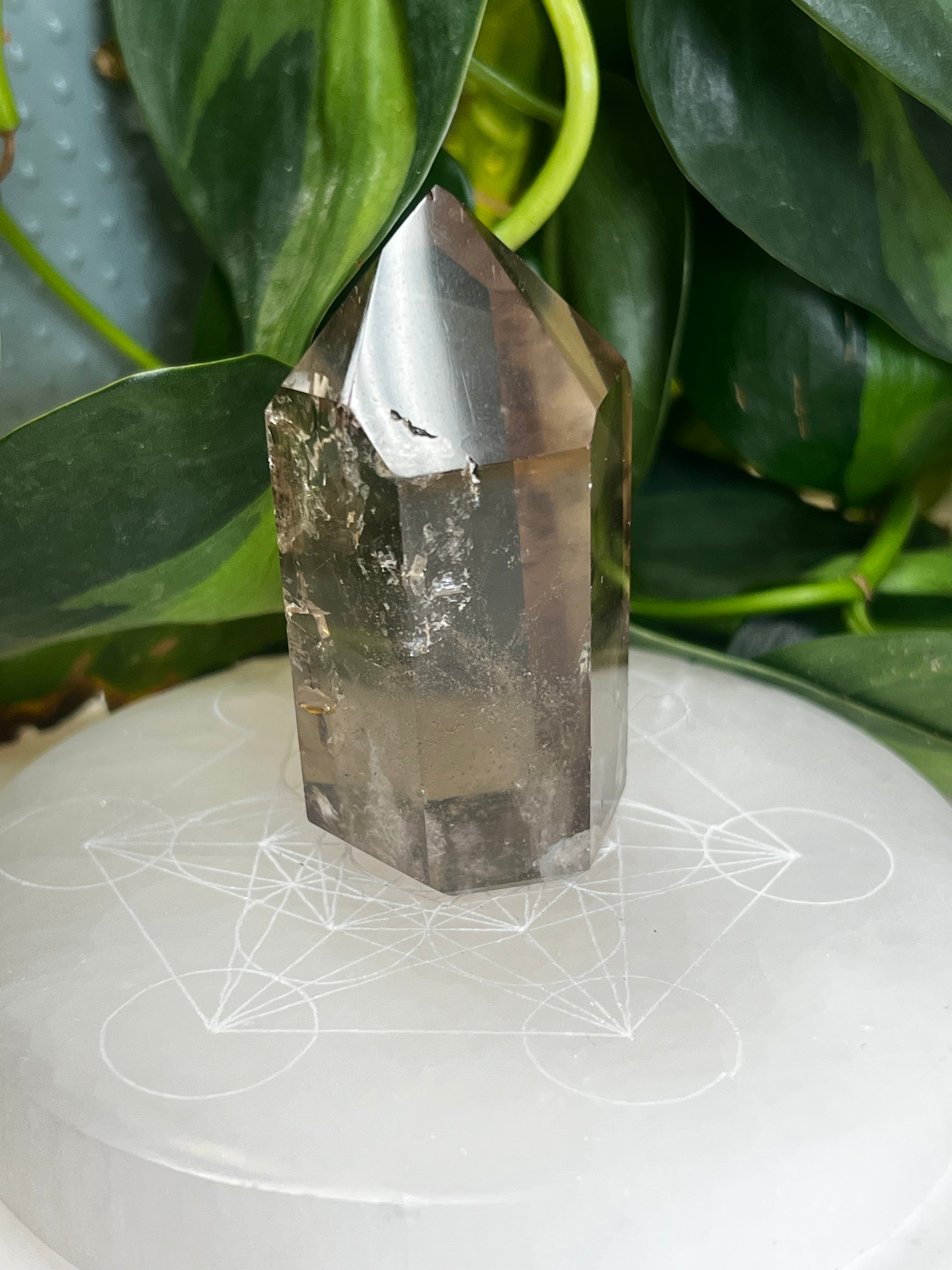 Smokey Quartz Chunky Tower