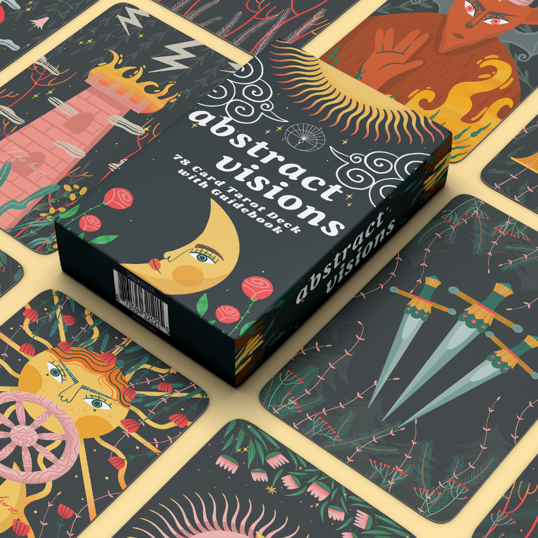 Abstract Visions tarot card spread